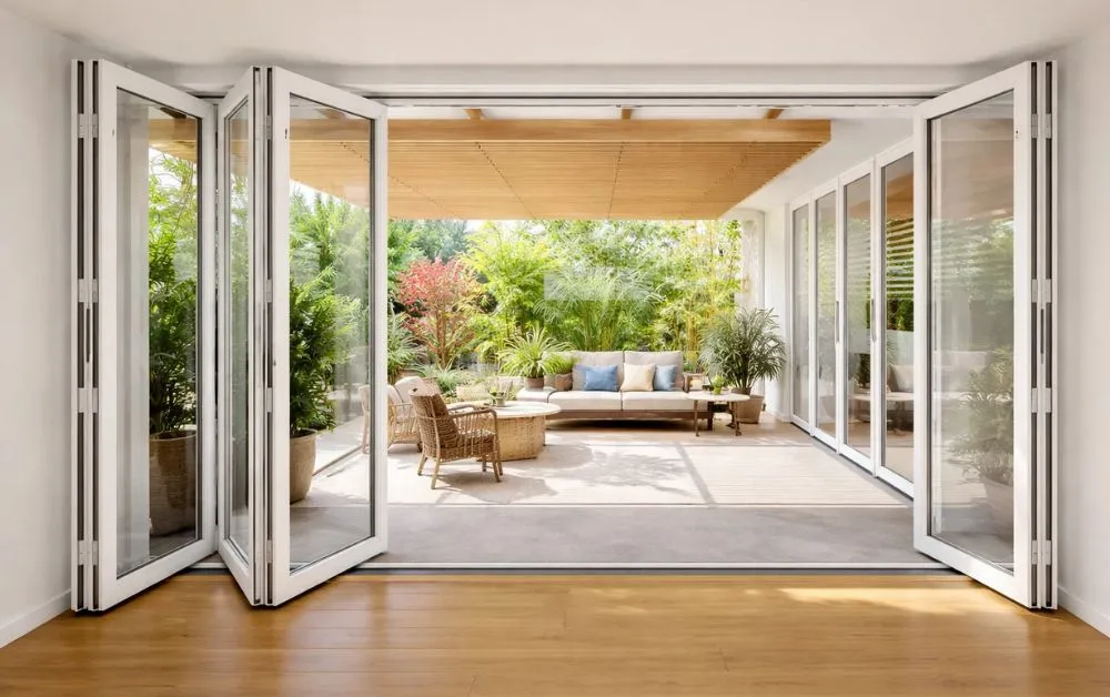 Benefits of Installing Frameless Bi-Folding Doors in Dubai