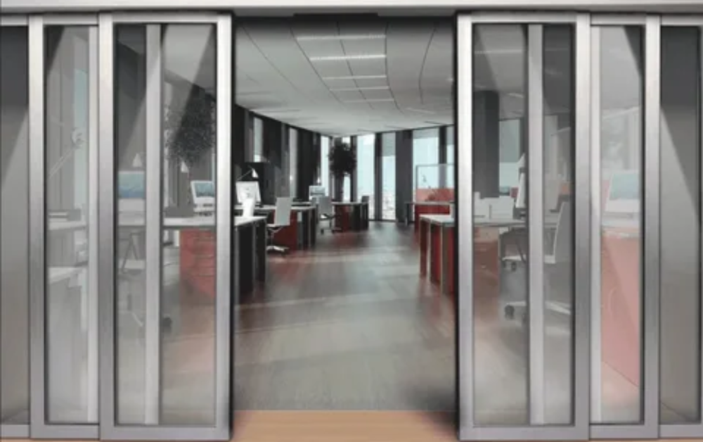 Telescopic sliding doors