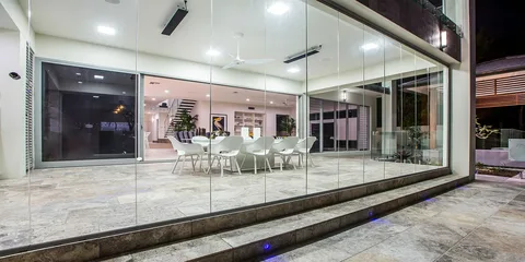 Frameless Stacking Automatic Door in Dubai
