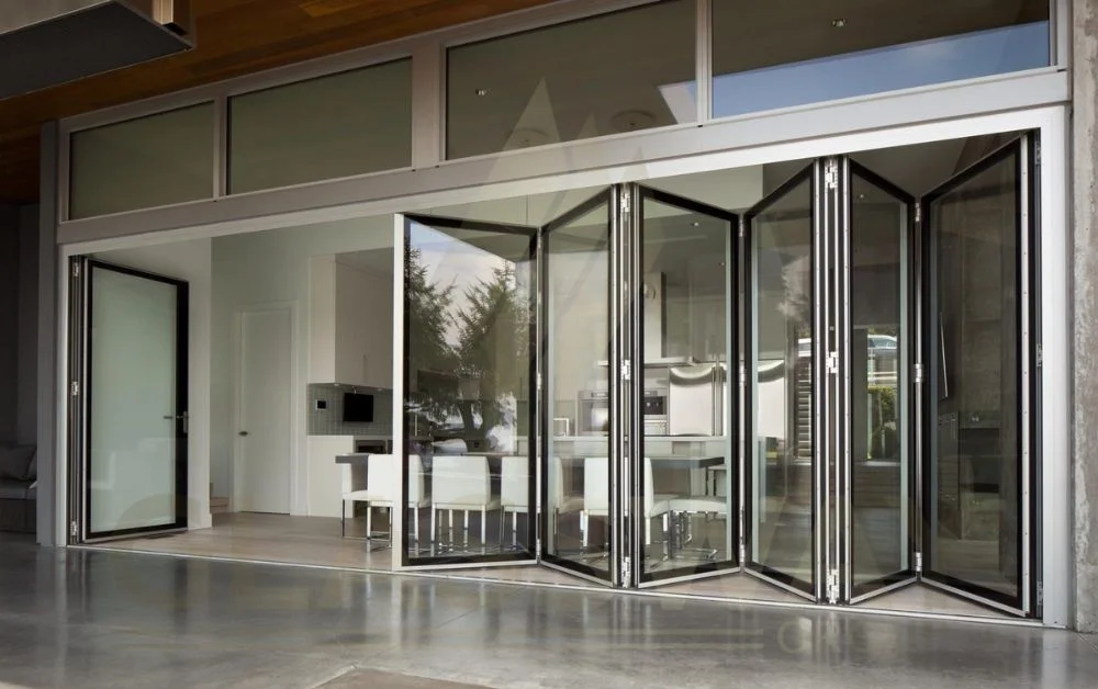 Biophilic Design Influence of Glass Folding Door