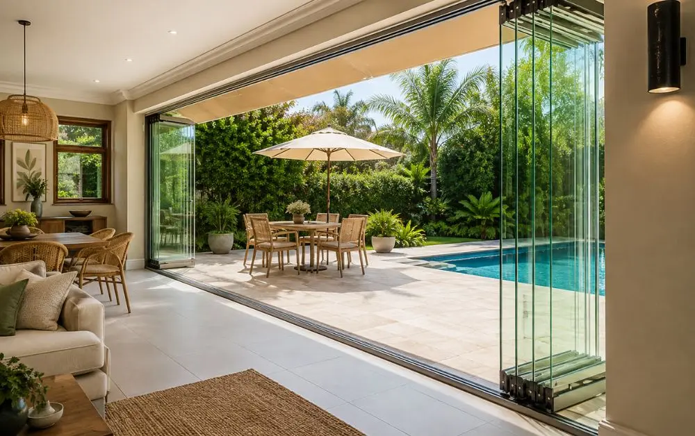 Frameless Glass Folding Doors in Dubai